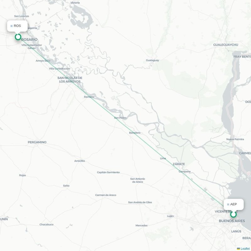 AEP - ROS route map