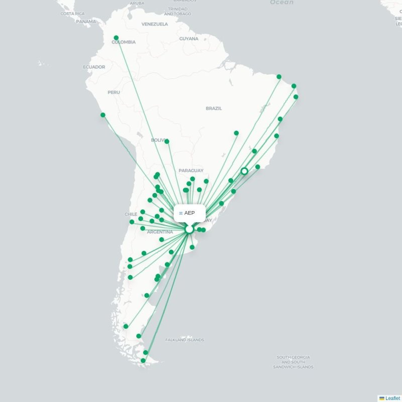 AEP - PDP route map