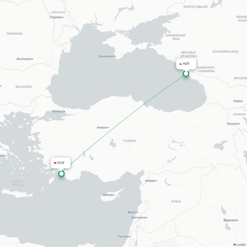 AER - DLM route map