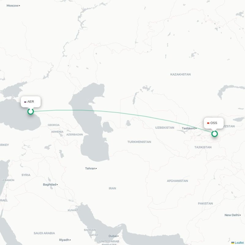 AER - OSS route map
