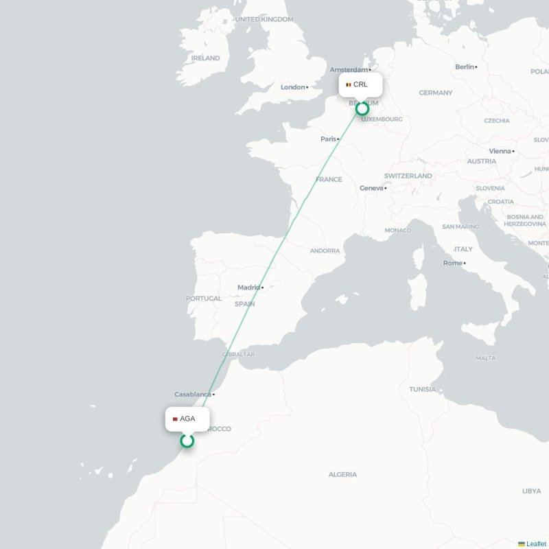 AGA - CRL route map