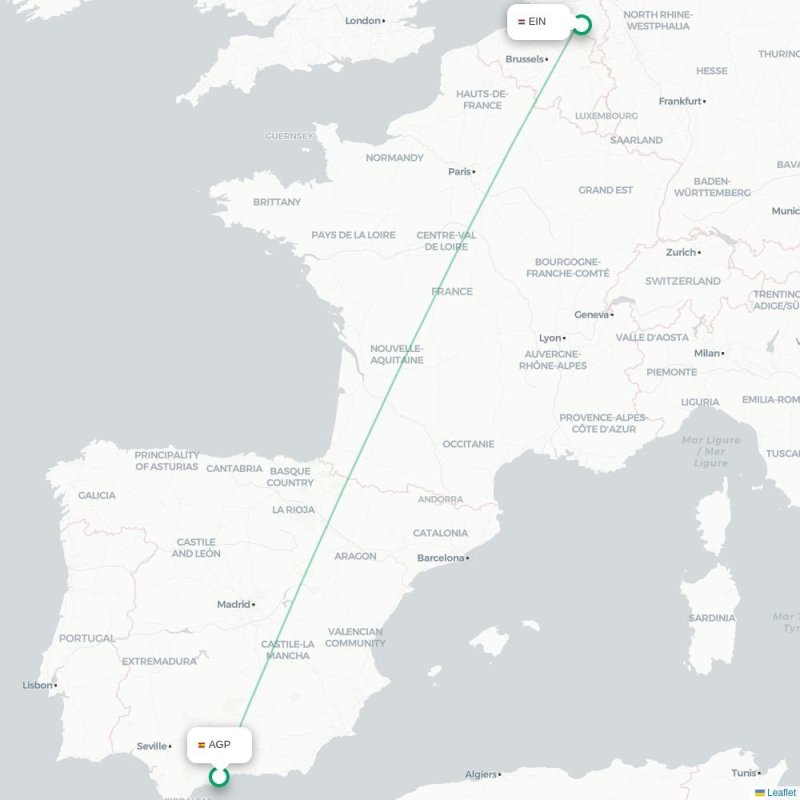 AGP - EIN route map