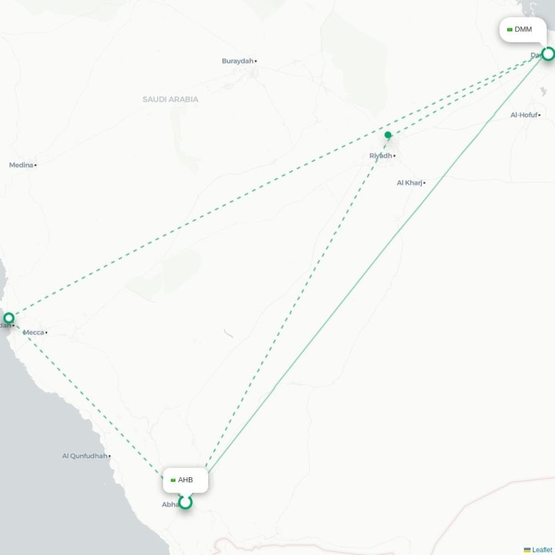 AHB - DMM route map