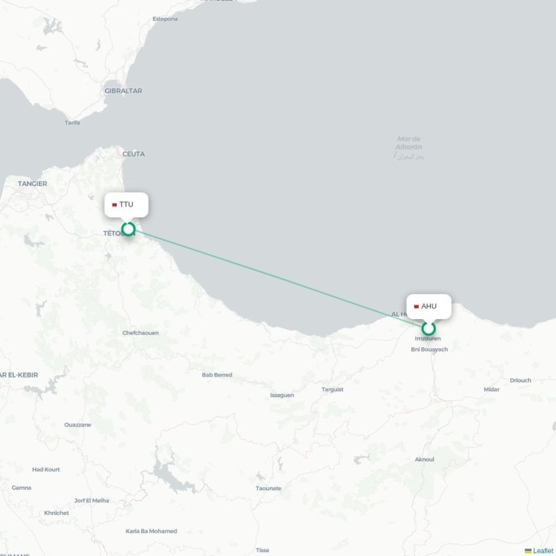 AHU - TTU route map