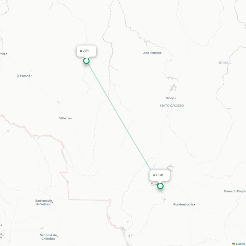 AIR - CGB route map