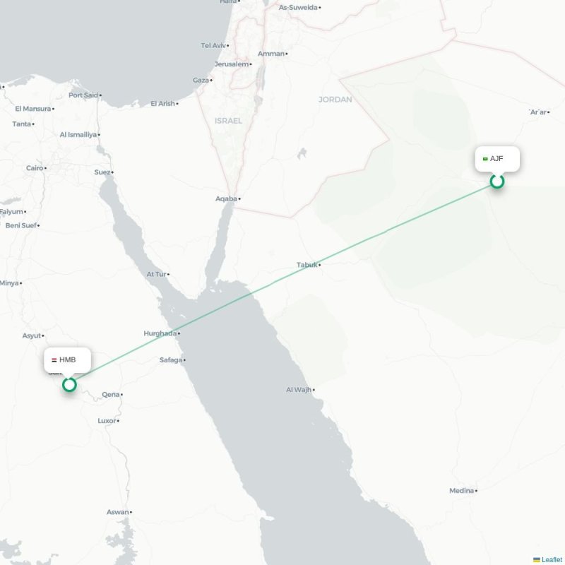 AJF - HMB route map