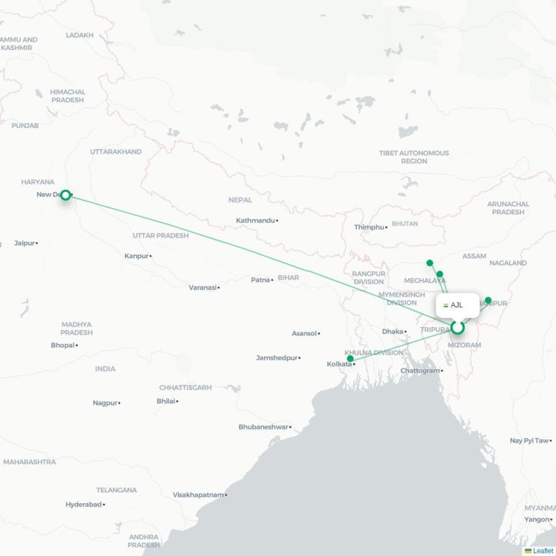 AJL - IMF route map