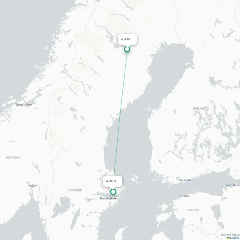 AJR - ARN route map