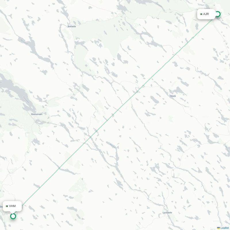 AJR - VHM route map