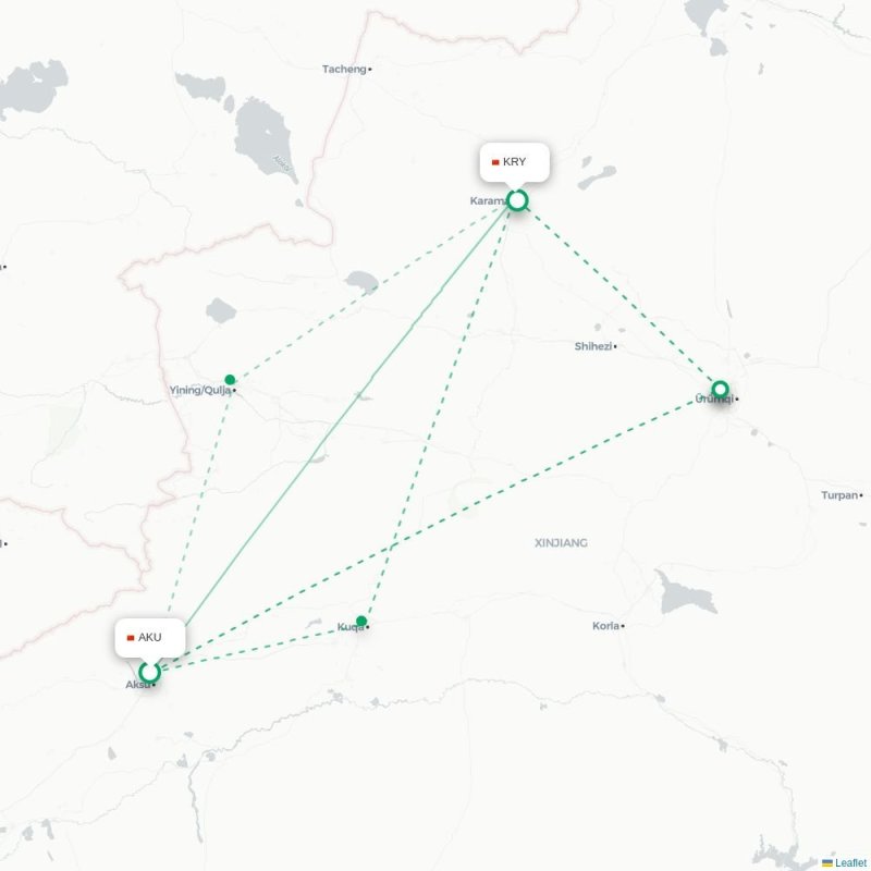 AKU - KRY route map