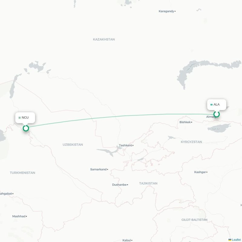 ALA - NCU route map