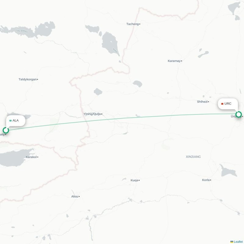 ALA - URC route map