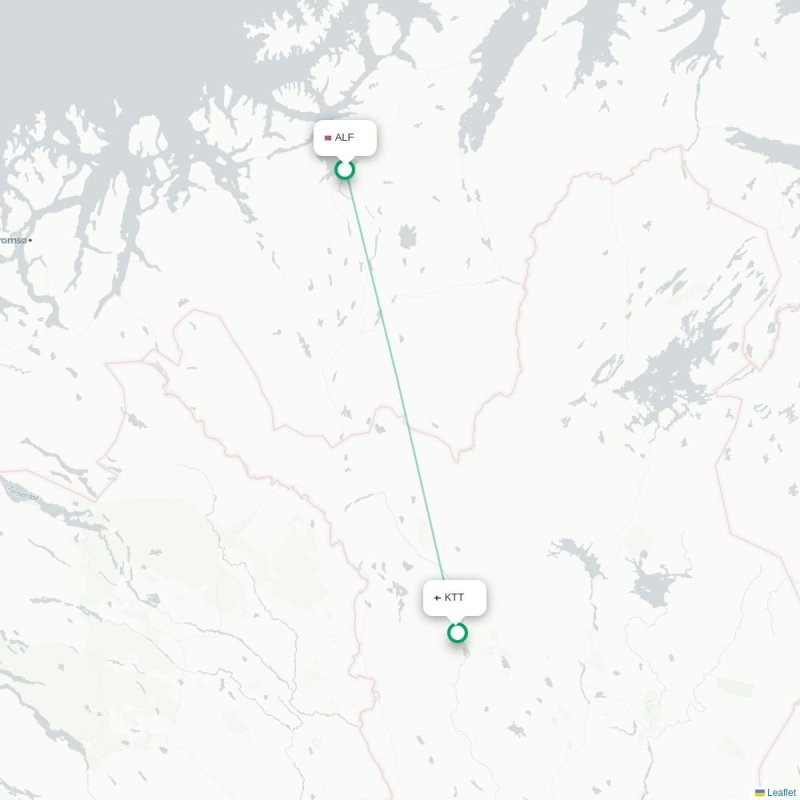 ALF - KTT route map