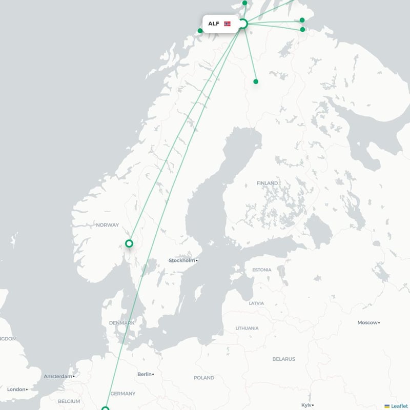 Route map Alta  ALF 