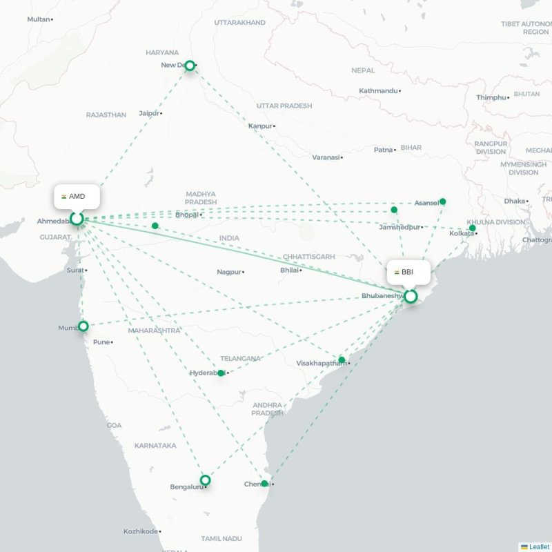 AMD - BBI route map