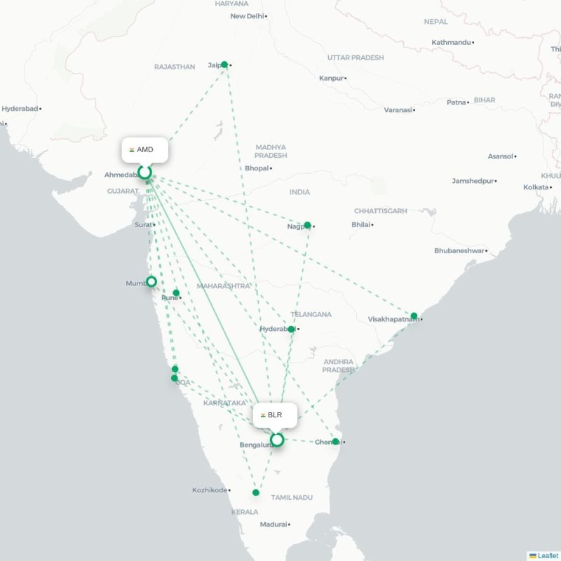 AMD - BLR route map