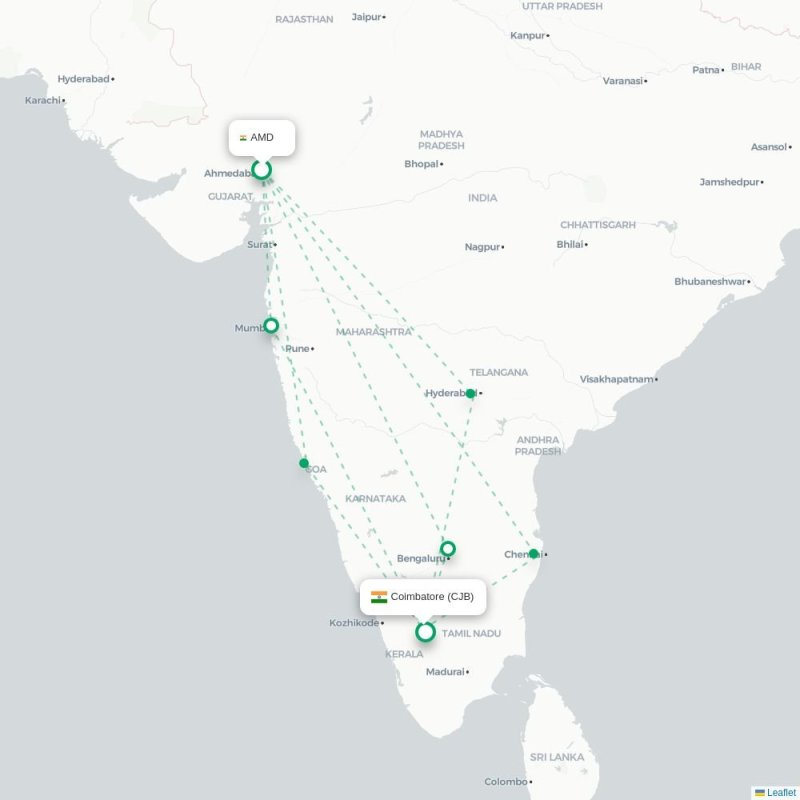 AMD - CJB route map