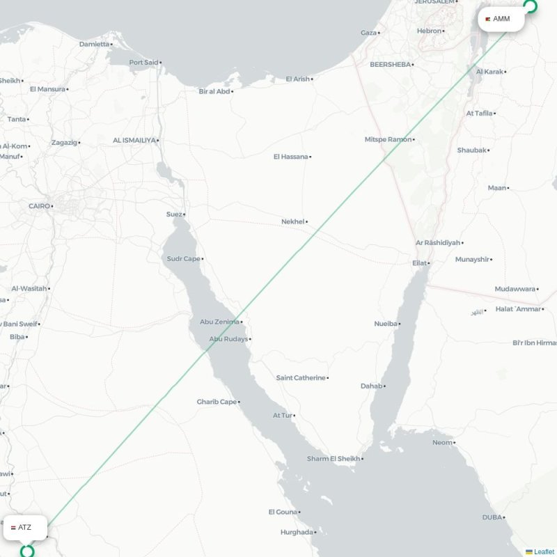 AMM - ATZ route map
