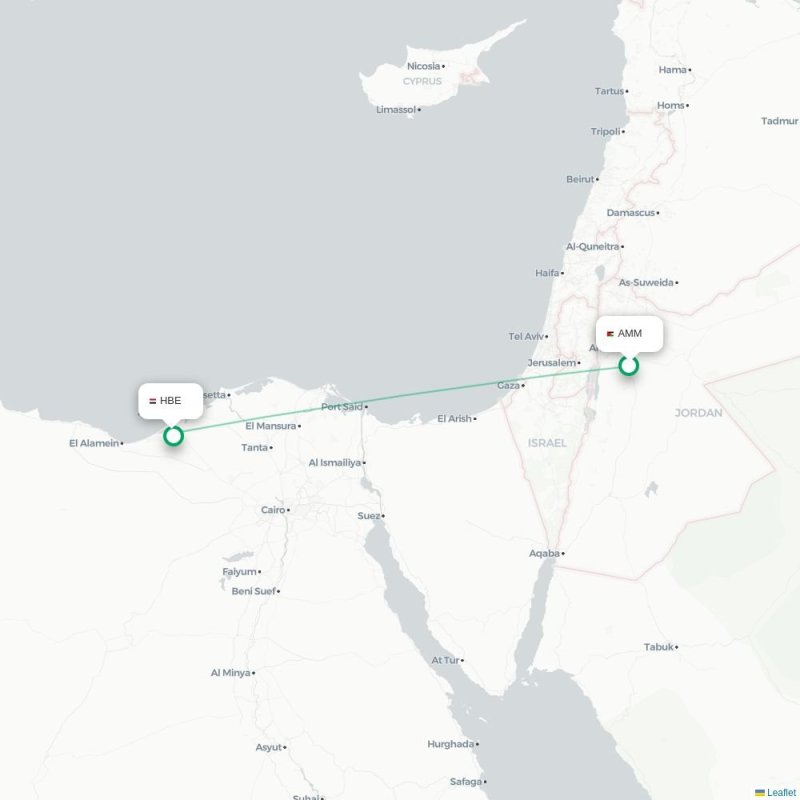 AMM - HBE route map