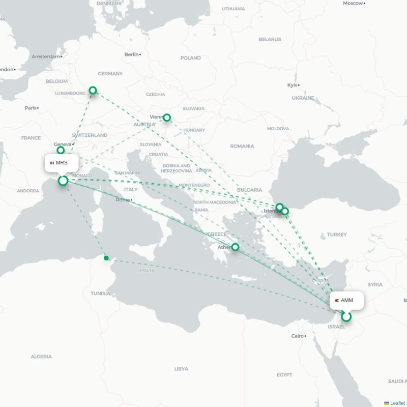 AMM - MRS route map