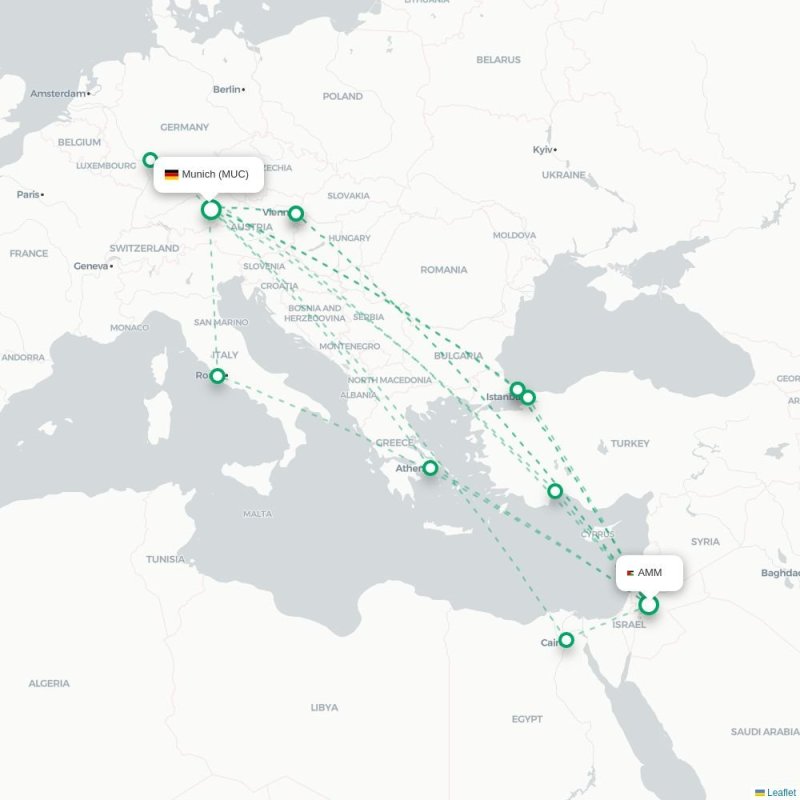 AMM - MUC route map