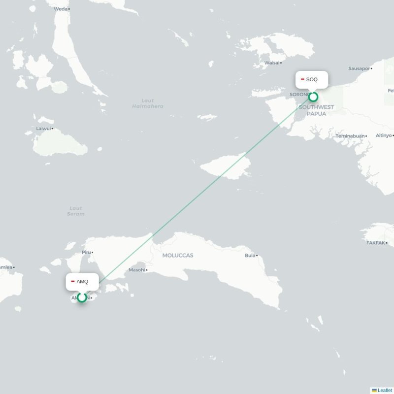 AMQ - SOQ route map