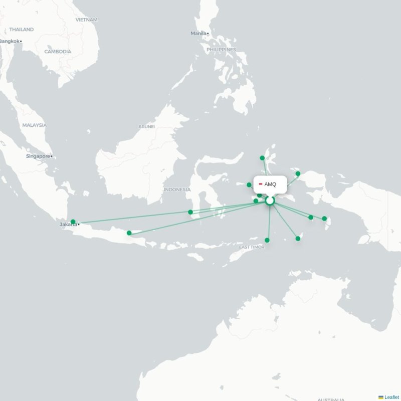 AMQ - NAM route map