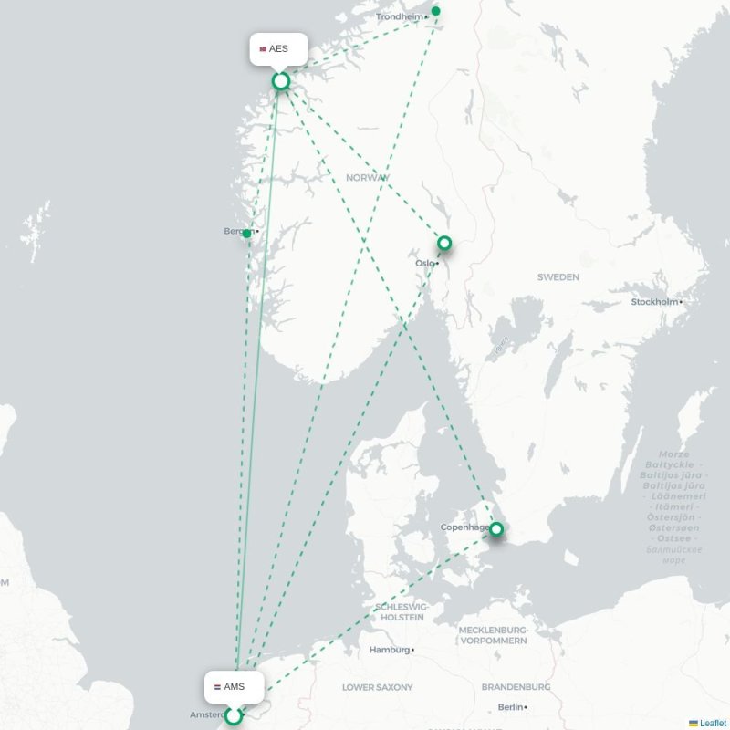 AMS - AES route map