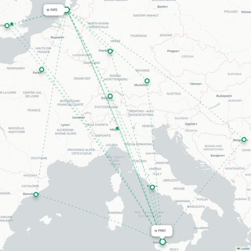 AMS - PMO route map