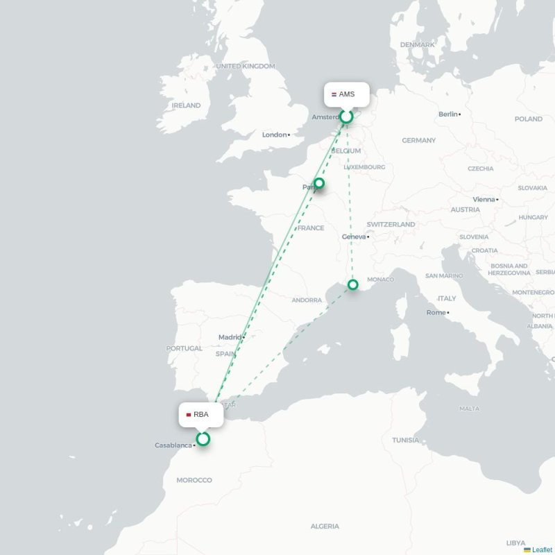 AMS - RBA route map