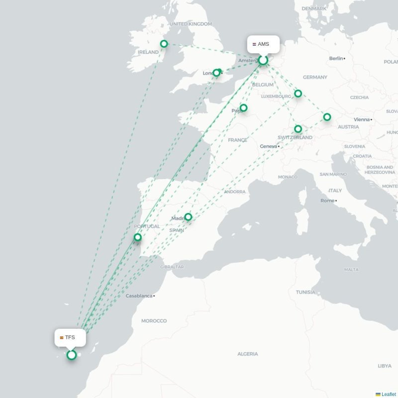AMS - TFS route map