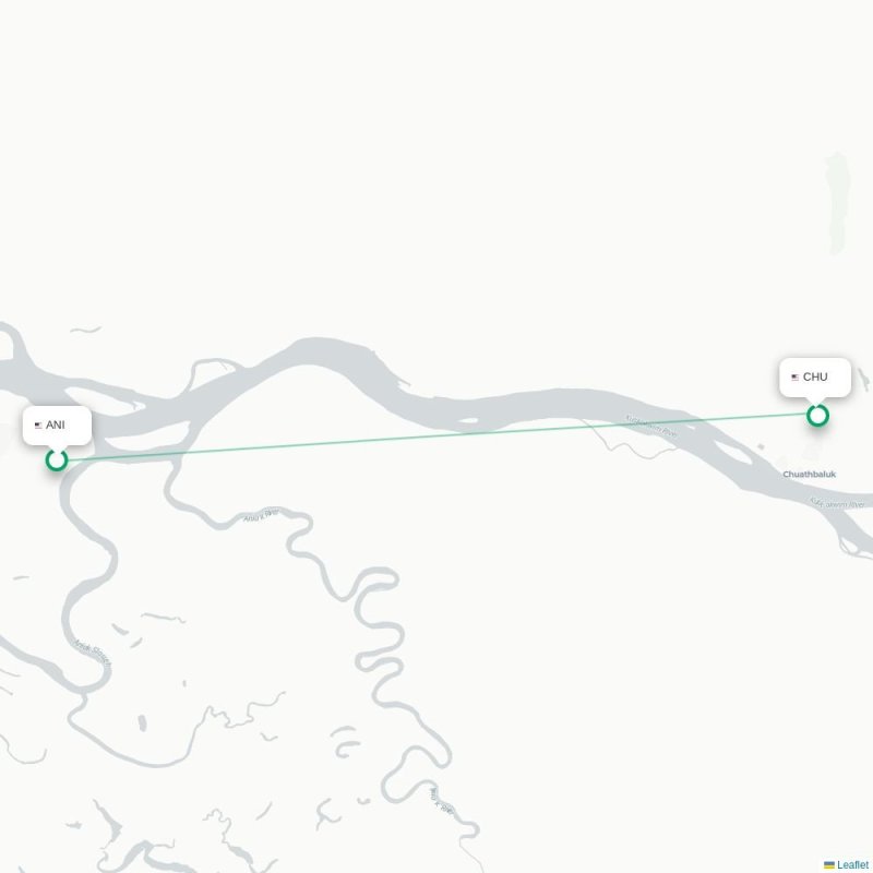 ANI - CHU route map