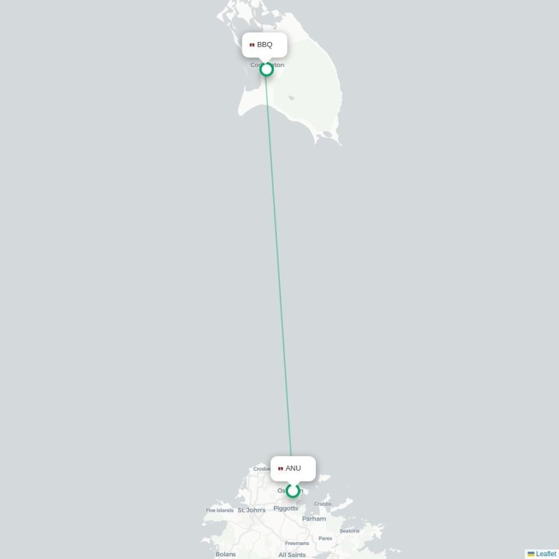 ANU - BBQ route map