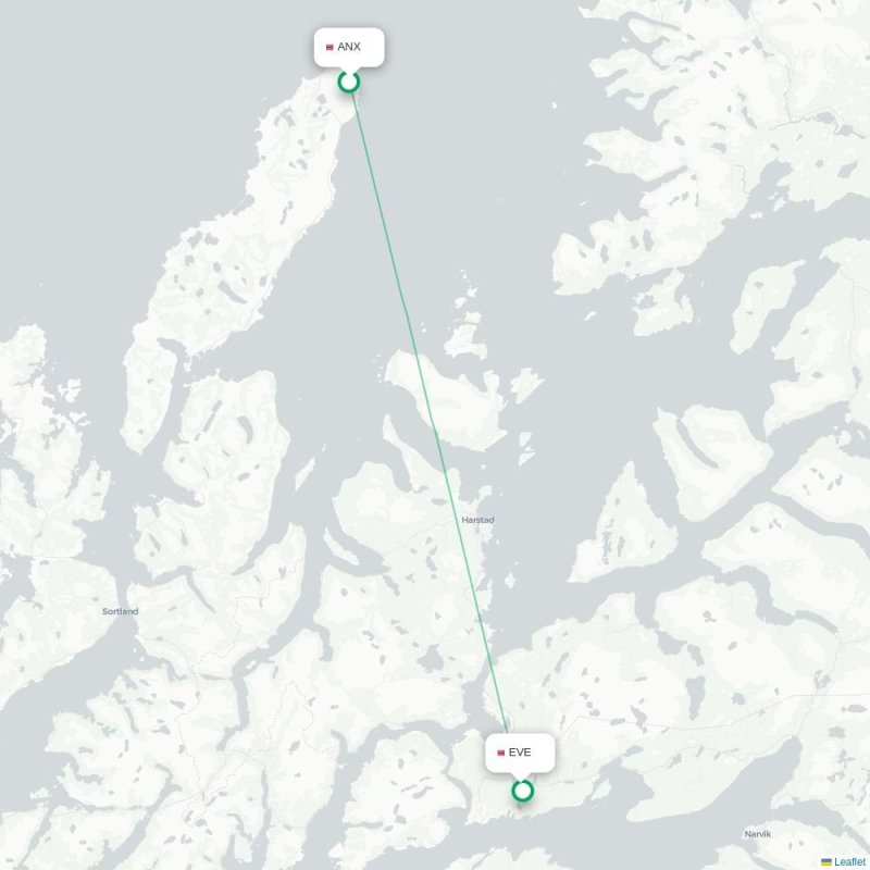 ANX - EVE route map