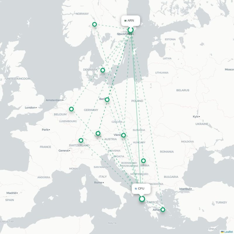 ARN - CFU route map
