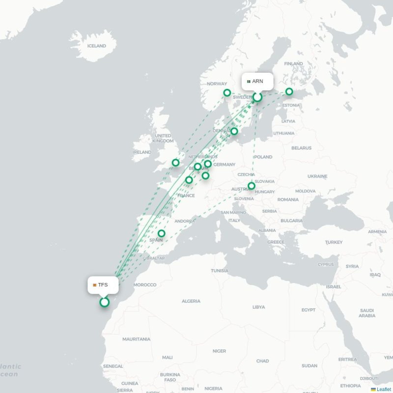 ARN - TFS route map