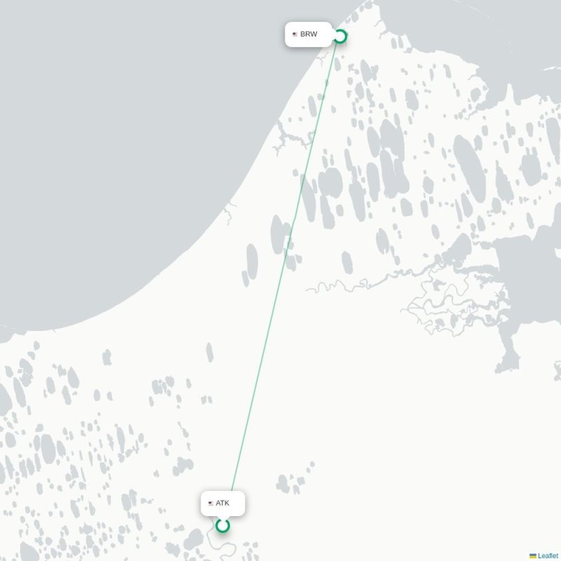 ATK - BRW route map