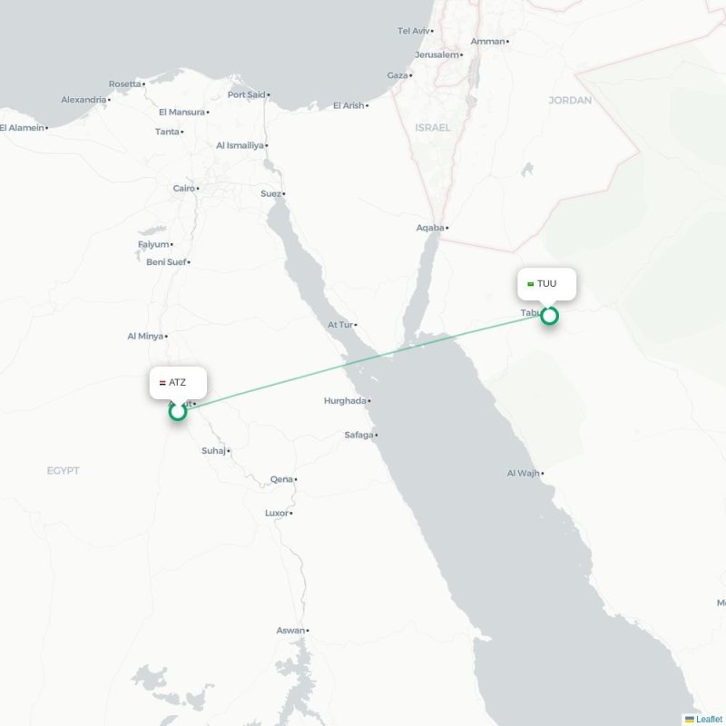 ATZ - TUU route map