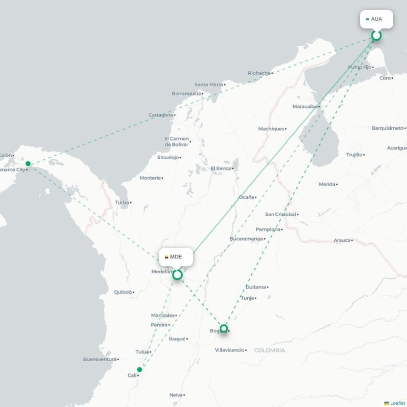 AUA - MDE route map