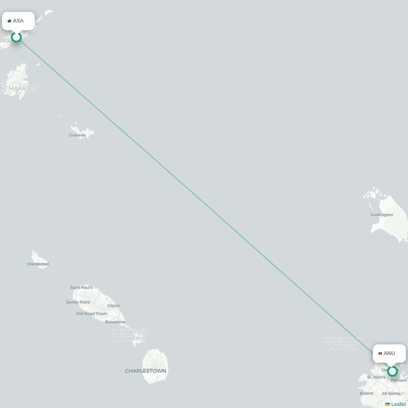 AXA - ANU route map
