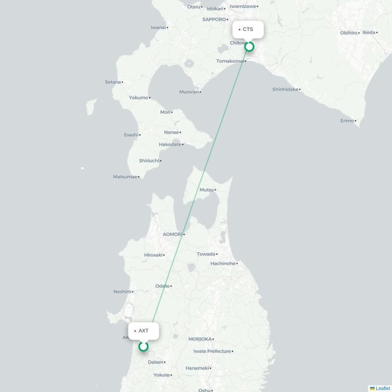 AXT - CTS route map