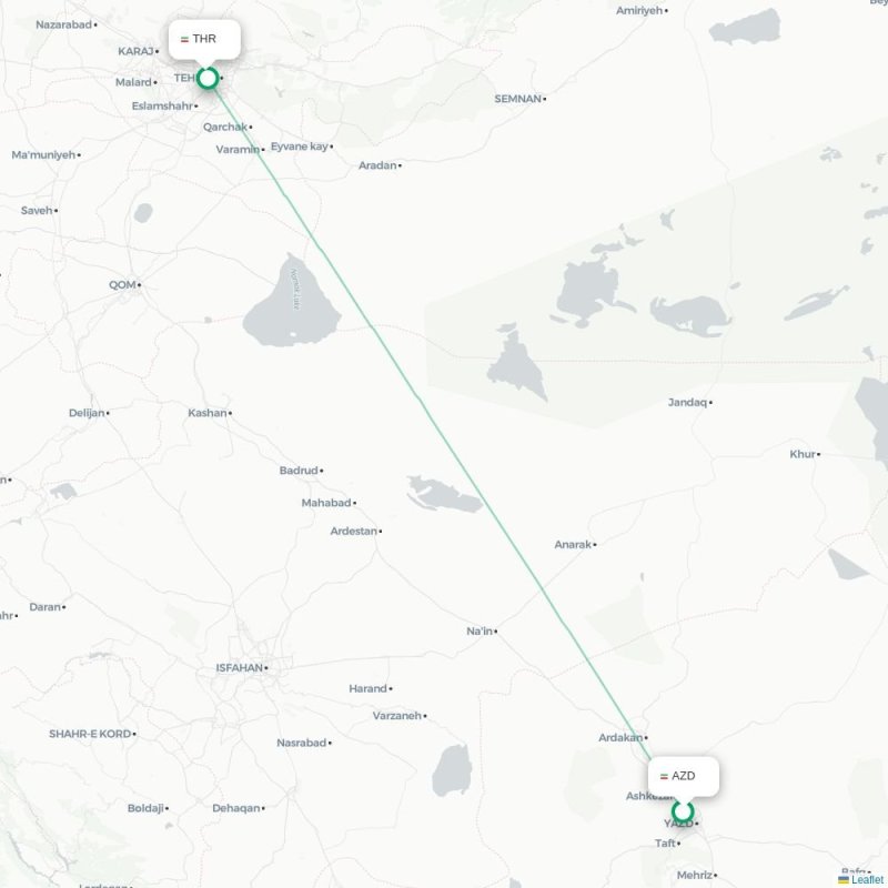 AZD - THR route map