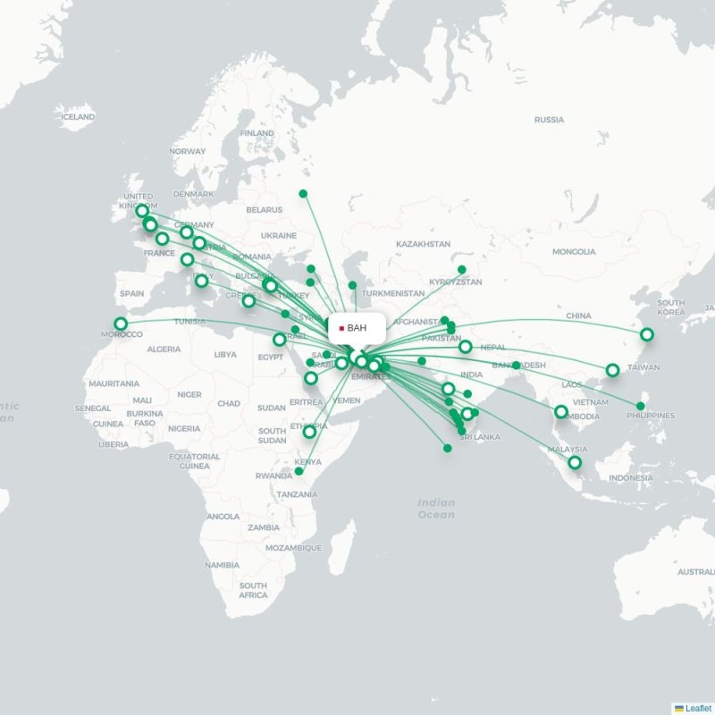 BAH - BSR route map
