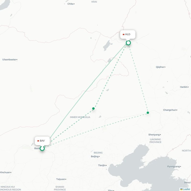BAV - HLD route map