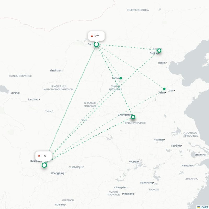 BAV - TFU route map
