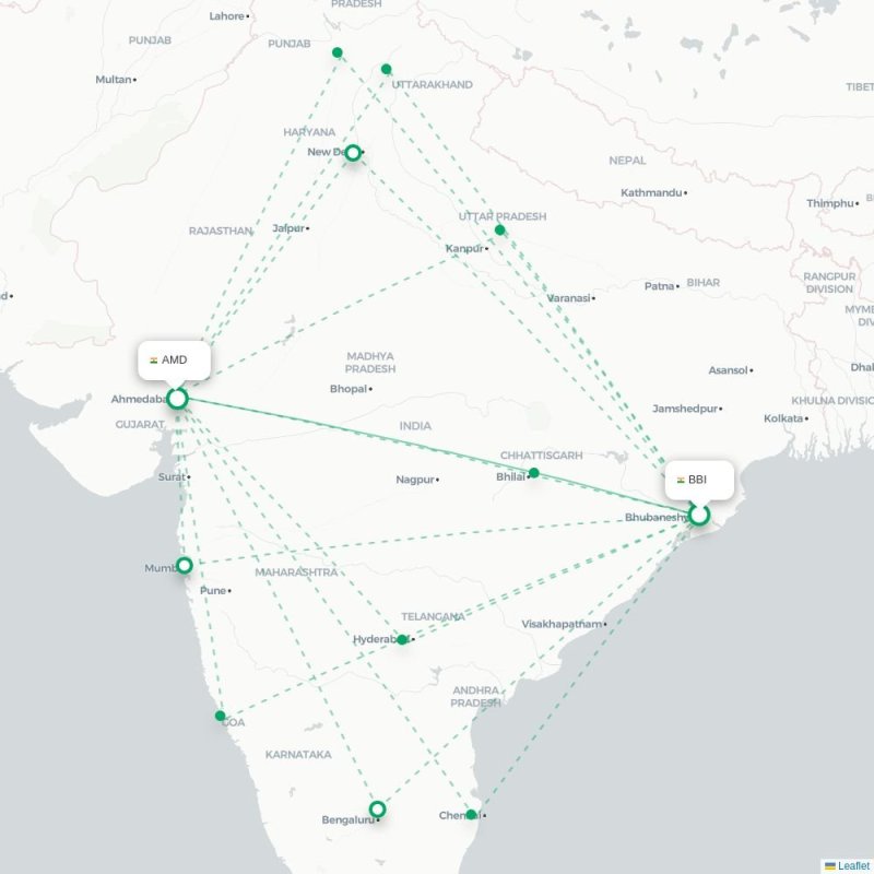 BBI - AMD route map