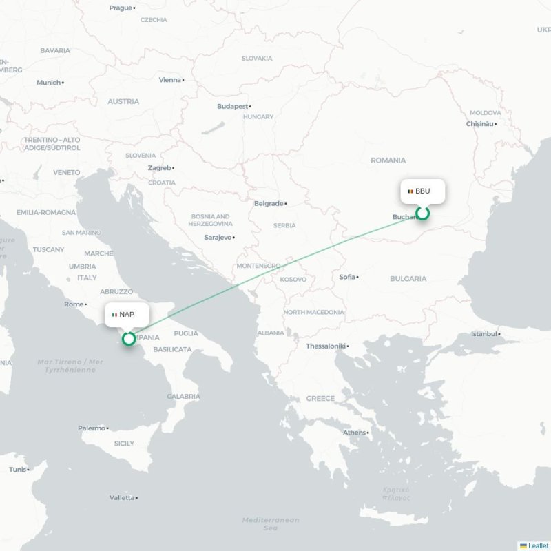 BBU - NAP route map