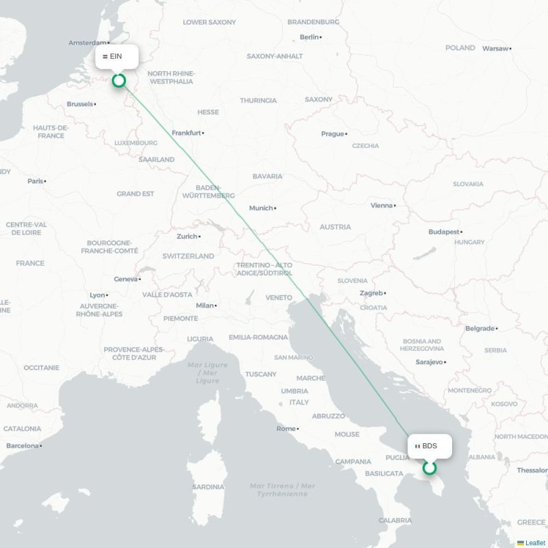 BDS - EIN route map