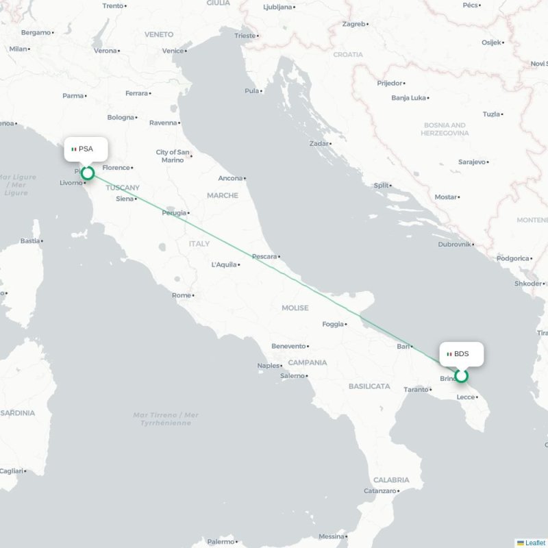 BDS - PSA route map