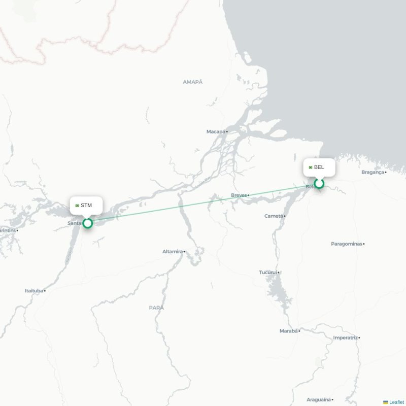 BEL - STM route map
